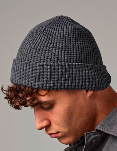 B-B52N-Organic Cotton Waffle Beanie